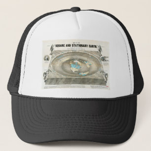 Flat Earth Map Trucker Hat