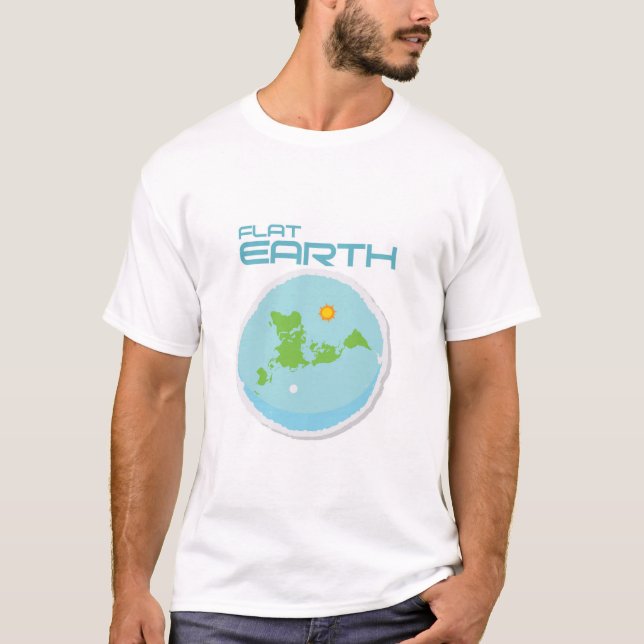 Flat Earth -- Modern T-Shirt (Front)