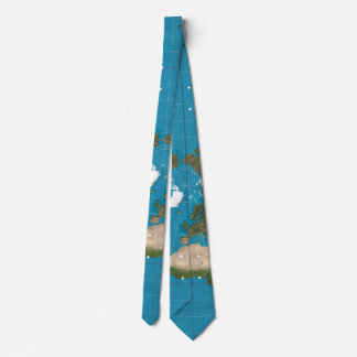 Flat Earth Neck Tie