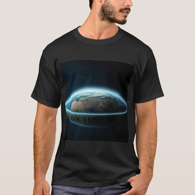 Flat Earth Perspective T-Shirt (Front)