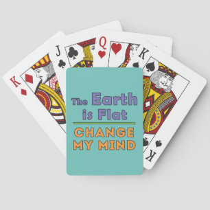 Flat Earth Playing Cards