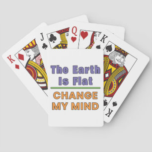 Flat Earth Playing Cards