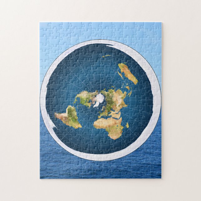 Flat Earth Puzzle (Vertical)