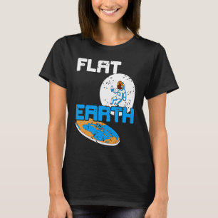 FLAT Earth Retro Vintage Flat Earther Society Pres T-Shirt