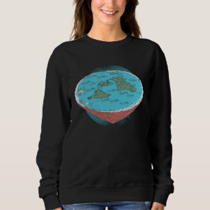 Flat Earth Society  as Flat Earth Theory Sweatshirt