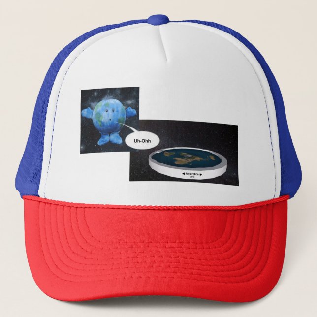 Flat Earth Today Hat Cap (Front)