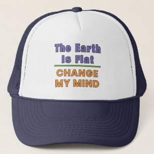 Flat Earth Trucker Hat