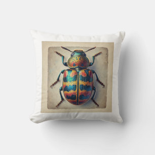 Flat Grain Beetle 210724IREF242 - Watercolor Cushion