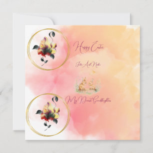 Flat greeting card