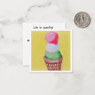 Flat Greeting Card