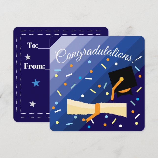 Flat greeting card (Front/Back)