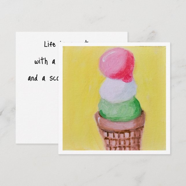 Flat Greeting Card (Front/Back)