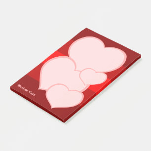 Flat Heart Icon Post-it Notes