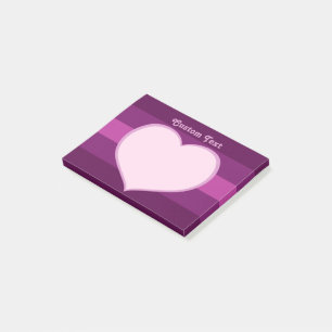 Flat Heart Icon Post-it Notes