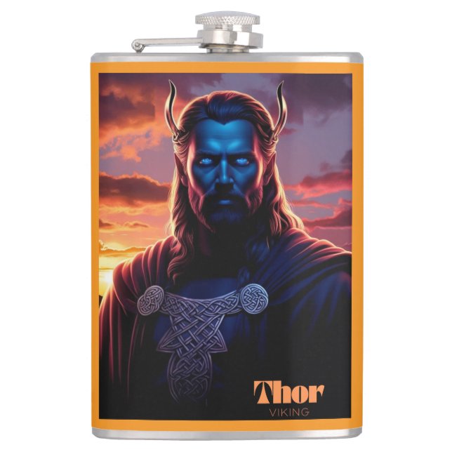flat hip flask (Front)