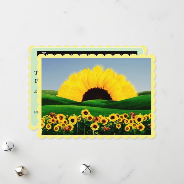 Flat Holiday Card (Front/Back In Situ)