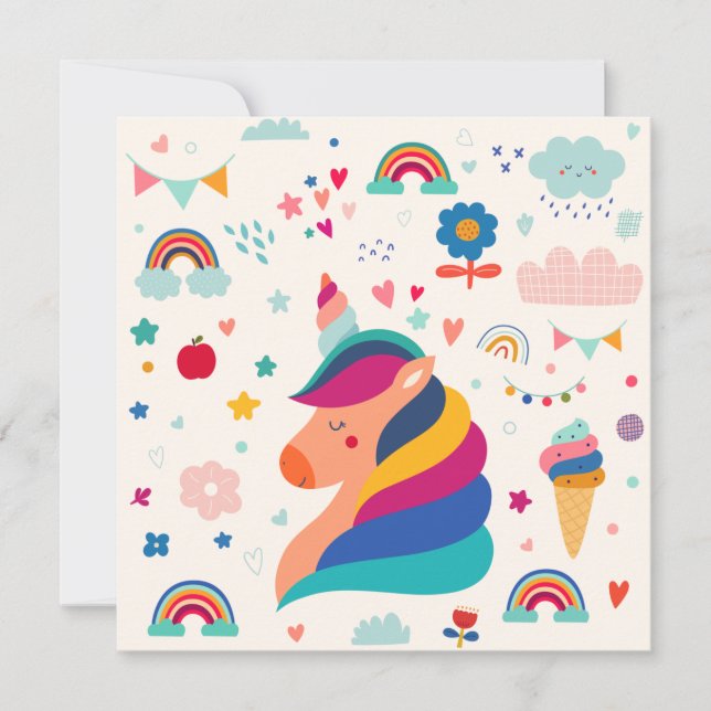 Flat Holiday Card (Front)