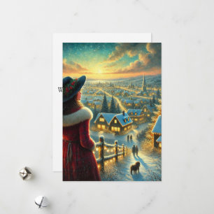 Flat Holiday Card
