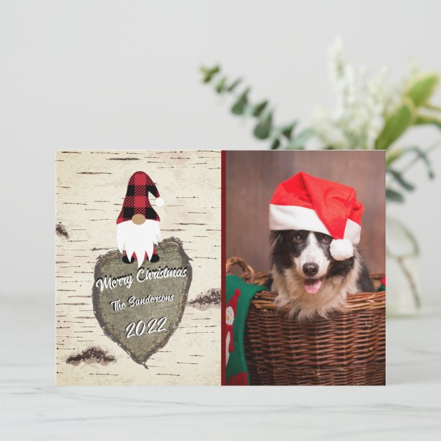 Flat Holiday Card (Standing Front)