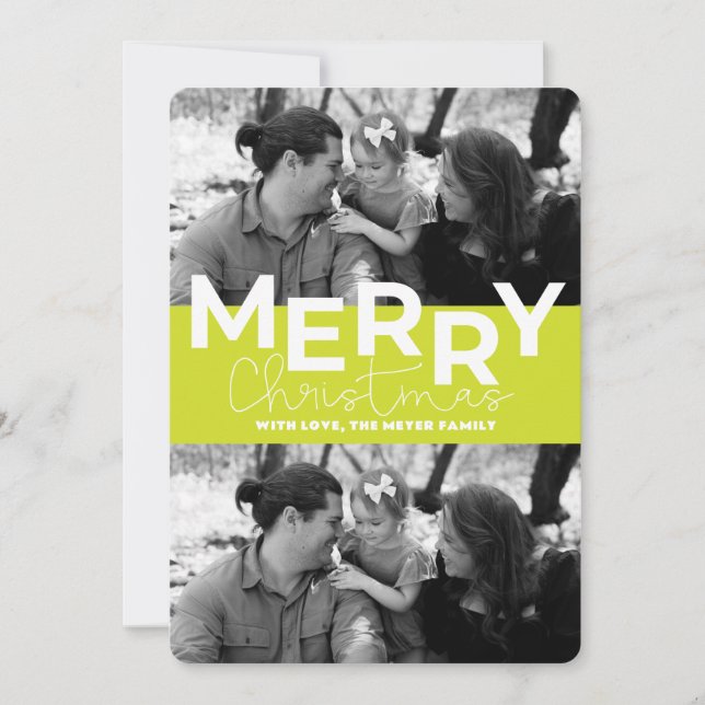 Flat Holiday Card (Front)