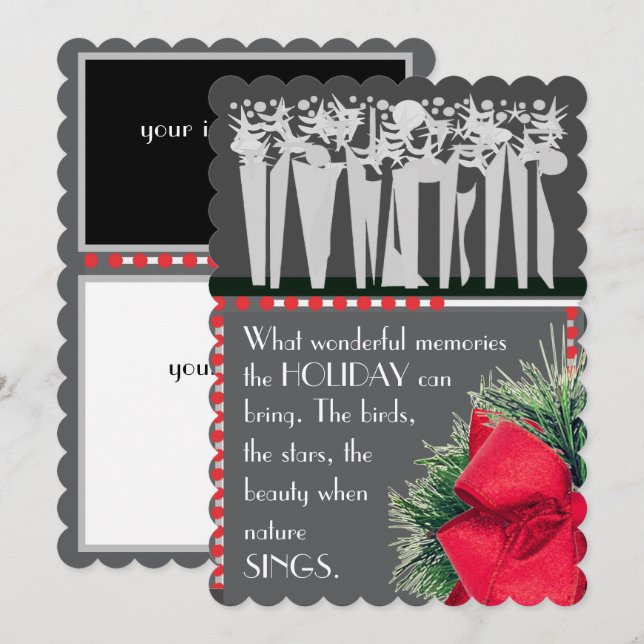 Flat Holiday Card (Front/Back)
