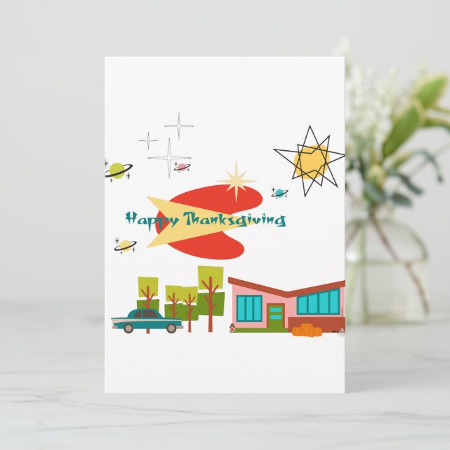 Flat Holiday Card (Standing Front)