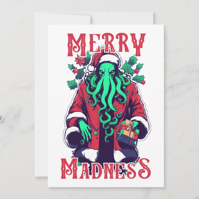 Flat Holiday Card (Front)