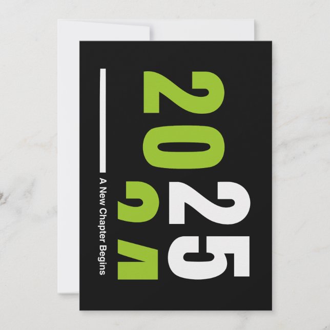 Flat Holiday Card (Front)