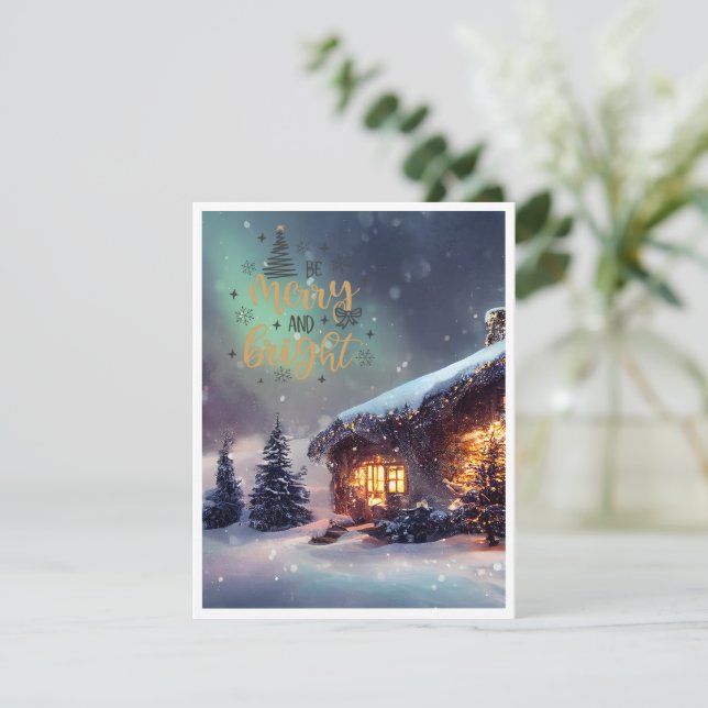 Flat Holiday Card (Standing Front)