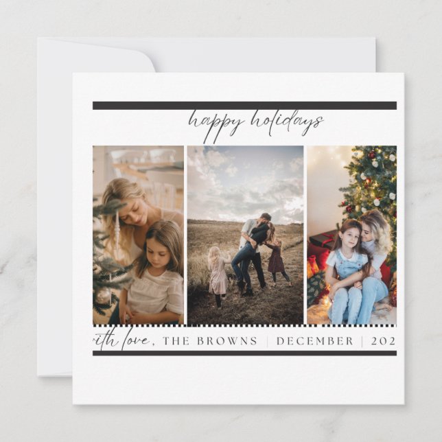 Flat Holiday Card (Front)