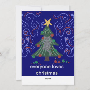 Flat Holiday Card