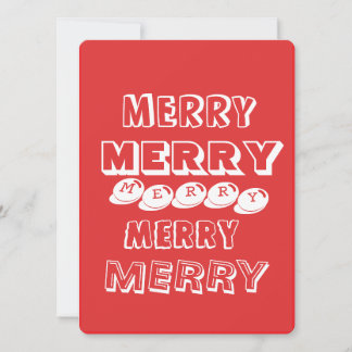 Flat Holiday Card
