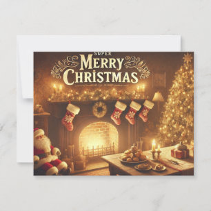 Flat Holiday Card