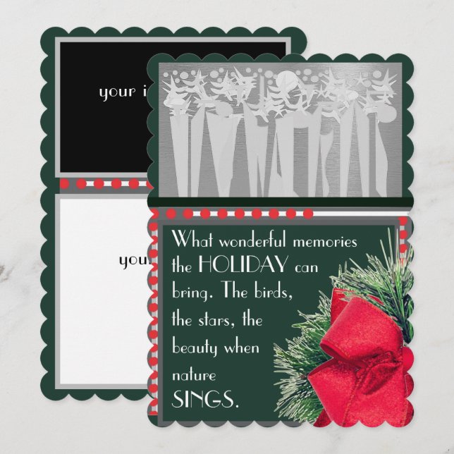 Flat Holiday Card (Front/Back)