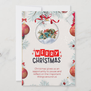Flat Holiday Card