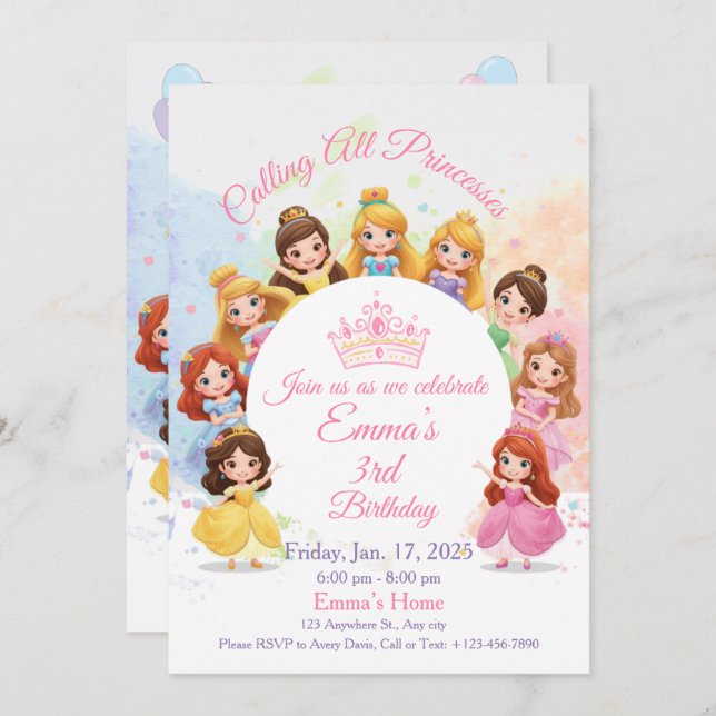 Flat Holiday Card (Front/Back)