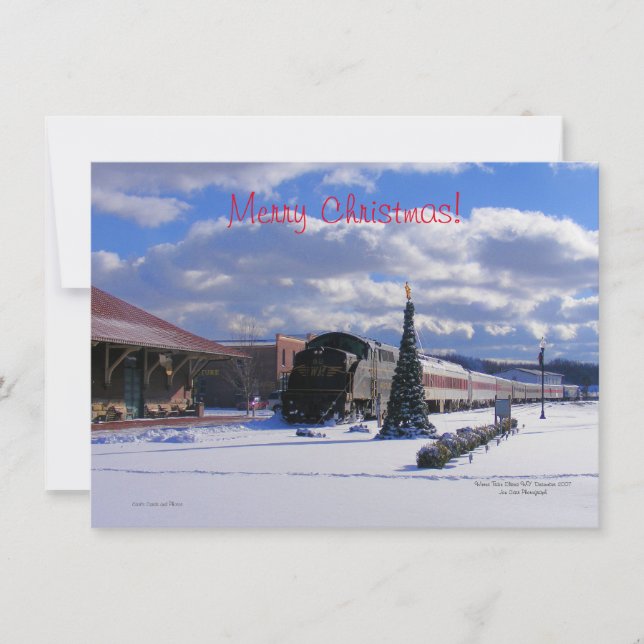 Flat Holiday Card (Front)