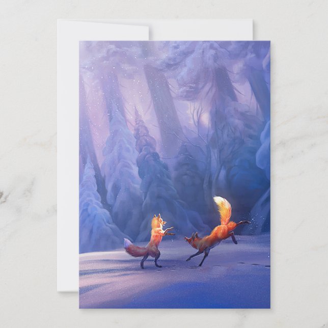 Flat Holiday Card 5" x 7" (Front)