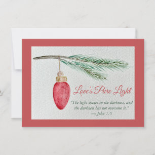 Flat Holiday Card - Personalise - Season of Joy