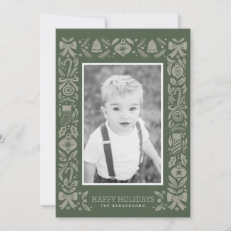 Flat Holiday Card, Size: 4.25" x 5.5", Paper: Matt Card