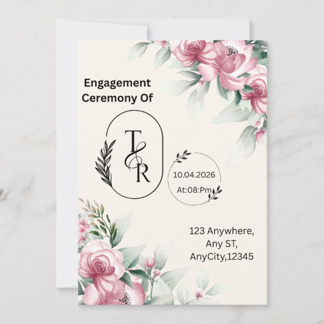 Flat Invitation  (Front)