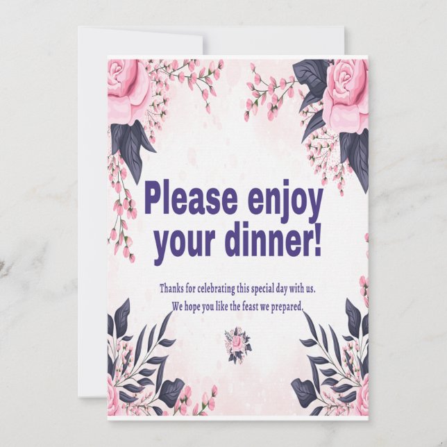 Flat Invitation, Size: 5" x 7", Paper: Matte, Enve Invitation (Front)