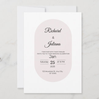 Flat Invitation, Size: 5" x 7", Paper: Matte, Enve Invitation