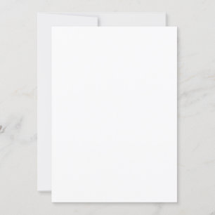 Flat Invitation, Size: 5" x 7", Paper: Semi-Gloss, Invitation