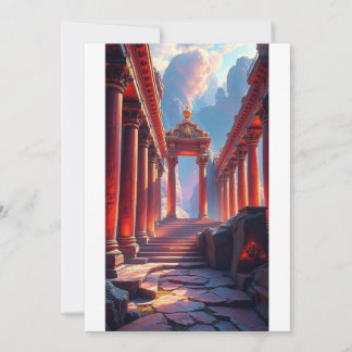 Flat Invitation, Size: 5" x 7", Paper: Signature M Invitation
