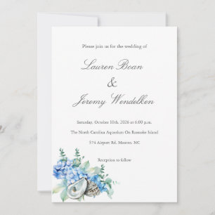 Flat Invitation, Size: 5" x 7", Paper: Signature M Invitation