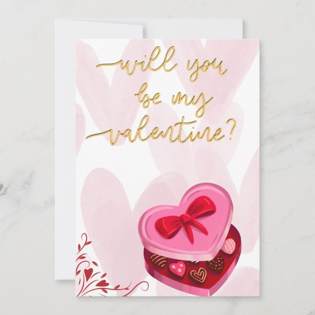 Flat Invitation, Size: 5" x 7", Paper: Signature M Invitation (Front)