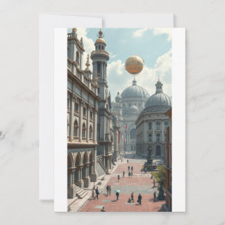 Flat Invitation, Size: 5" x 7", Paper: Signature M Invitation
