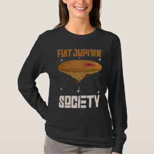 Flat Jupiter Society Jupiter Planet 1 T-Shirt