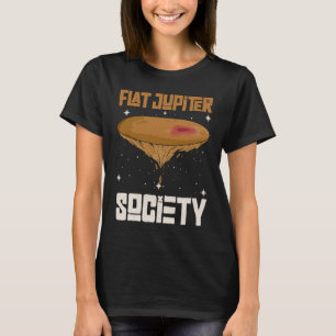Flat Jupiter Society Jupiter Planet 1 T-Shirt